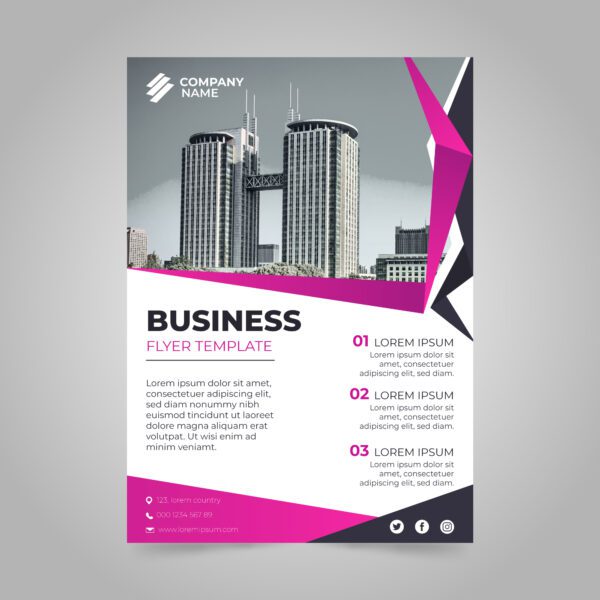 Economic Flyer A4 (19,5 cm x 27 cm) 105 gsm Coated Paper One Side Printed 2.000 Pcs